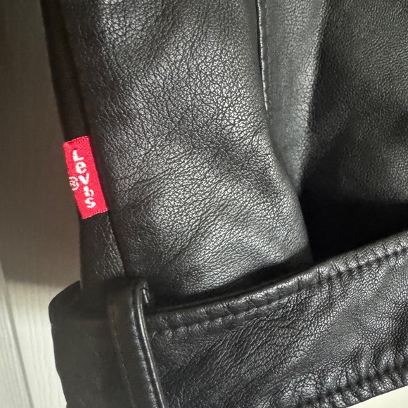 NWT Levi's – Faux Leather Belted Moto Jacket Small - Picture 6 of 10